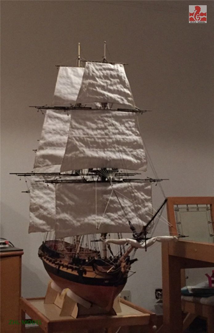 HMS Surprise Scale 1/48 56.9" with 4 lifeboat Wood Model Ship Kit